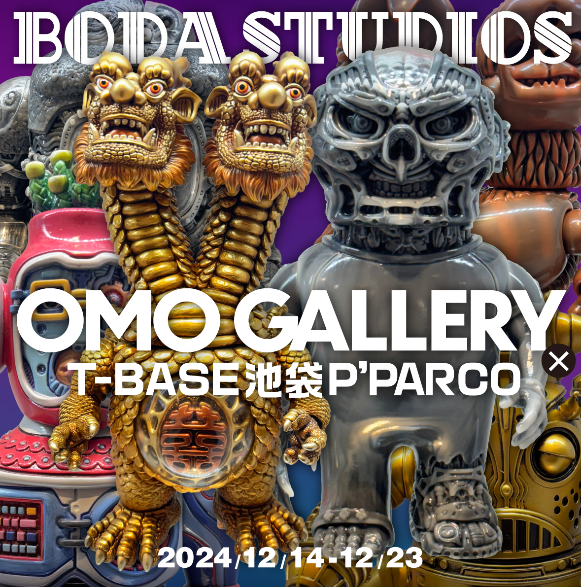 OMO GALLERY × T-BASE池袋P’PARCO展示販売企画開催！